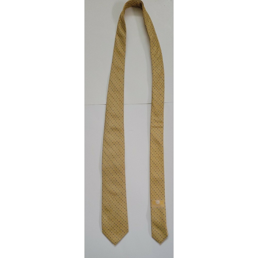 Men's Haines and Bonner of London Silk Nautical‎ Necktie Tie Yellow Blue